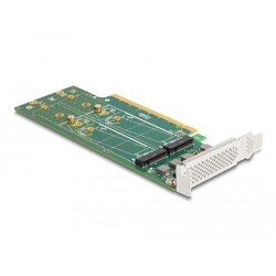 Karta PCI Express 4.0 x16 4x NVMe M.2 key M 110 mm low profile Delock 90090