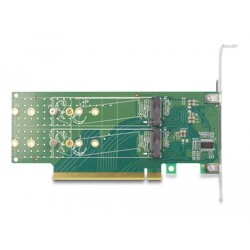 Karta PCI Express 4.0 x16 4x NVMe M.2 key M 110 mm low profile Delock 90090