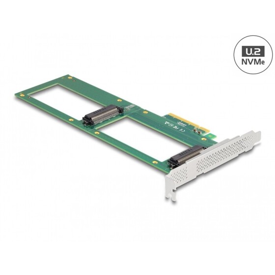 Karta PCI Express 4.0 x8 do 2x U.2 NVMe SFF-8639 Delock 90091