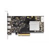 Karta PCI Express x8 do 2x USB-C 20Gbps żeńskie + 2x USB-A 10Gbps żeńskie quad channel Delock 90097