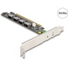Karta PCI Express x16 do 4x wewn. SFF-8654 4i NVMe, Delock 90111
