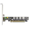 Karta PCI Express x16 do 4x wewn. SFF-8654 4i NVMe, Delock 90111