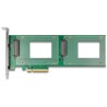 Karta PCI Express 4.0 x8 do 2x U.2 NVMe SFF-8639 Delock 90151