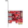 Karta PCI Express x1 do 2x zewn. USB 5Gbps typ A żeńskie, niskoprofilowa Delock 90155