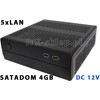 Router Mikrotik Atom D525 5xLAN Intel 2xRS-232 SATADOM 4GB 12V