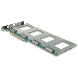 Karta PCI Express 4.0 x16 do 4x U.2 NVMe SFF-8639 Delock 90169