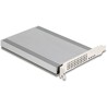 Karta PCI Express x16 4x NVMe M.2 key M z radiatorem Delock 90210