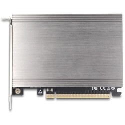 Karta PCI Express x16 4x NVMe M.2 key M z radiatorem Delock 90210