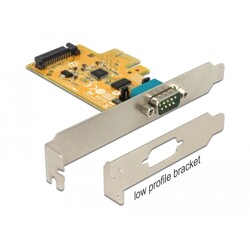 Karta PCI Express x1 1-portowa RS-232 z zabezpieczeniem ESD i zasilaniem Delock 90293