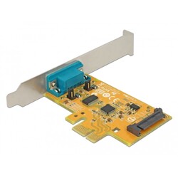Karta PCI Express x1 1-portowa RS-232 z zabezpieczeniem ESD i zasilaniem Delock 90293