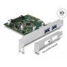 Karta PCI Express x4 do 2x zewn. USB 3.2 Gen 2 typ A żeńskie Delock 90298