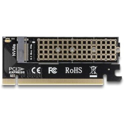 Karta PCI Express x16 1x NVMe M.2 key M Delock 90300