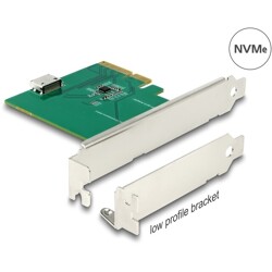 Karta PCI Express x4 do 1x wewn. OCuLink SFF-8612 low profile Delock 90307