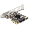 Karta PCI Express x1 do 1x wewn. USB 5Gbps typu E key A + 1x wewn. złącze USB 19-pinowe męskie low-profile Delock 90344
