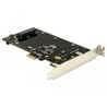 Karta PCI Express x1 2x SATA HDD/SSD Delock 90349