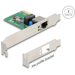 Karta PCI Express 1x RJ45 Gigabit LAN Delock 90381