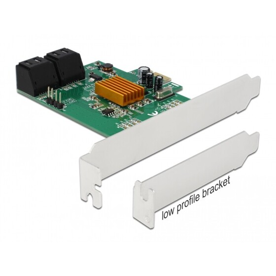 Karta PCI Express x1 4-portowa SATA Delock 90382