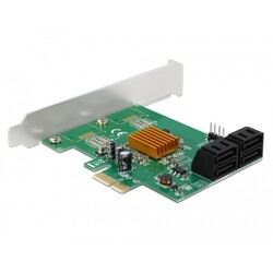 Karta PCI Express x1 4-portowa SATA Delock 90382