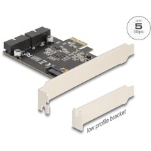 Karta PCI Express x1 do 2x wewn. USB 3.0 Pin Header Delock 90387
