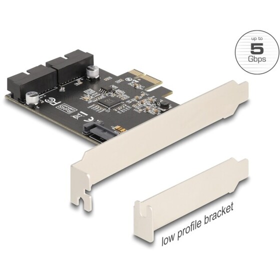 Karta PCI Express x1 do 2x wewn. USB 3.0 Pin Header Delock 90387