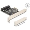 Karta PCI Express x1 do 2x wewn. USB 3.0 Pin Header Delock 90387