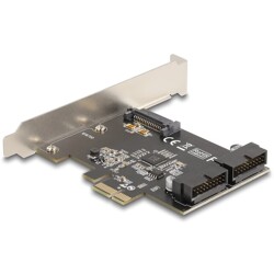 Karta PCI Express x1 do 2x wewn. USB 3.0 Pin Header Delock 90387