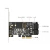 Karta PCI Express x4 5-portowa SATA low profile Delock 90395