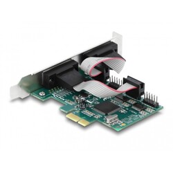 Karta PCI Express x1 4-portowa RS-232 Delock 90410
