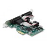 Karta PCI Express x1 4-portowa RS-232 Delock 90410