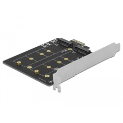 Karta PCI Express x1 2x wewn. M.2 key B Delock 90432
