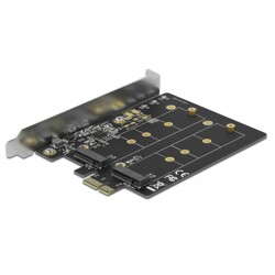 Karta PCI Express x1 2x wewn. M.2 key B Delock 90432