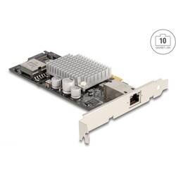 Karta PCI Express x4 1x RJ45 10 Gigabit LAN z PoE+ IOI Delock 90434