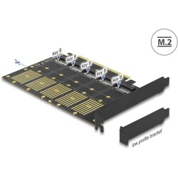 Karta PCI Express x16 5x wewn. M.2 key B / SATA Delock 90435