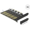Karta PCI Express x16 5x wewn. M.2 key B / SATA Delock 90435