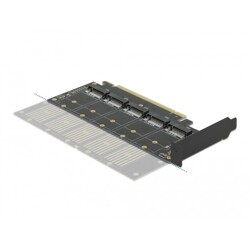 Karta PCI Express x16 5x wewn. M.2 key B / SATA Delock 90435