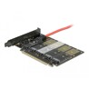 Karta PCI Express x16 5x wewn. M.2 key B / SATA Delock 90435