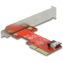 Karta PCI Express x4 do 1x wewn. SFF-8654 4i NVMe low profile Delock 90483