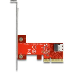 Karta PCI Express x4 do 1x wewn. SFF-8654 4i NVMe low profile Delock 90483