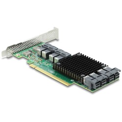 Karta PCI Express x16 do 8xNVMe SFF-8643 low profile Delock 90504