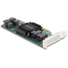 Karta PCI Express x8 do 4x NVMe SFF-8643 low profile Delock 90585