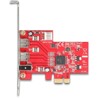 Karta PCI Express x1 na 2x FireWire B + 1x FireWireA low profile Delock 90738