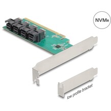 Karta PCI Express x16 do 4x wewn. SFF-8643 NVMe low profile Delock 90777