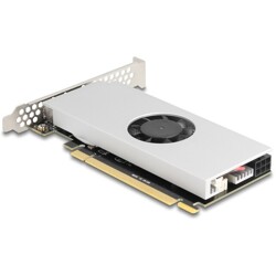 Karta PCI Express x16 do 4x USB-C 20Gbps, quad channel, z wentylatorem i radiatorem low-profile Delock 90806
