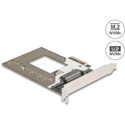 Karta PCI Express 4.0 x4 do 1x NVMe M.2 key M 110mm lub U.2 Delock 90854
