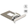 Karta PCI Express 4.0 x4 do 1x NVMe M.2 key M 110mm lub U.2 Delock 90854