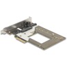 Karta PCI Express 4.0 x4 do 1x NVMe M.2 key M 110mm lub U.2 Delock 90854