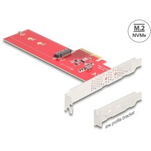 Karta PCI Express 5.0 x4 1x NVMe M.2 key M low profile Delock 90889