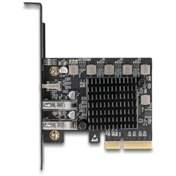 Karta PCI Express x4 do 1x USB-C 20Gbps + 2x USB-A 10Gbps niskoprofilowa Delock 90891