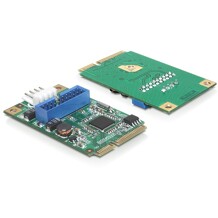 Karta mini PCI Express full size 1x 19-pinowy header USB 3.0 męski Delock 95234
