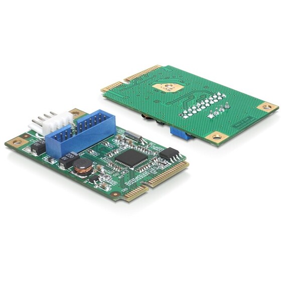 Karta mini PCI Express full size 1x 19-pinowy header USB 3.0 męski Delock 95234
